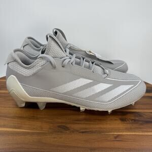 Adidas Adizero Electric.1 Mens Size 11 Football Cleat Gray White Sports NEW